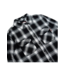 Independent Men's Mission Long  Sleeve Flannel Grey Plaid