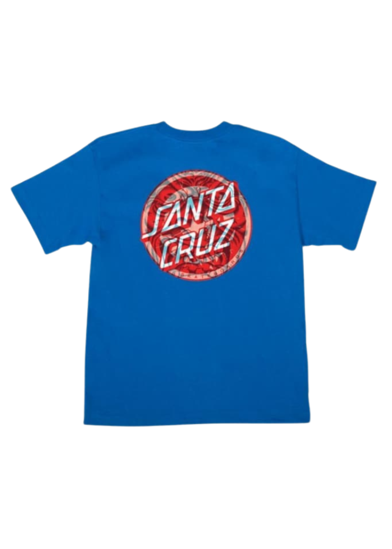Santa Cruz Youth Decoder Short Sleeve T-Shirt Royal Blue