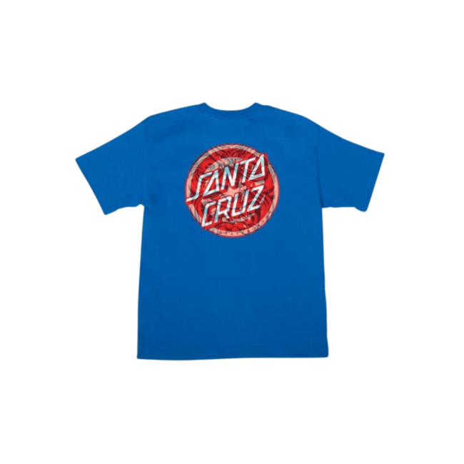 Santa Cruz Youth Decoder Short Sleeve T-Shirt Royal Blue
