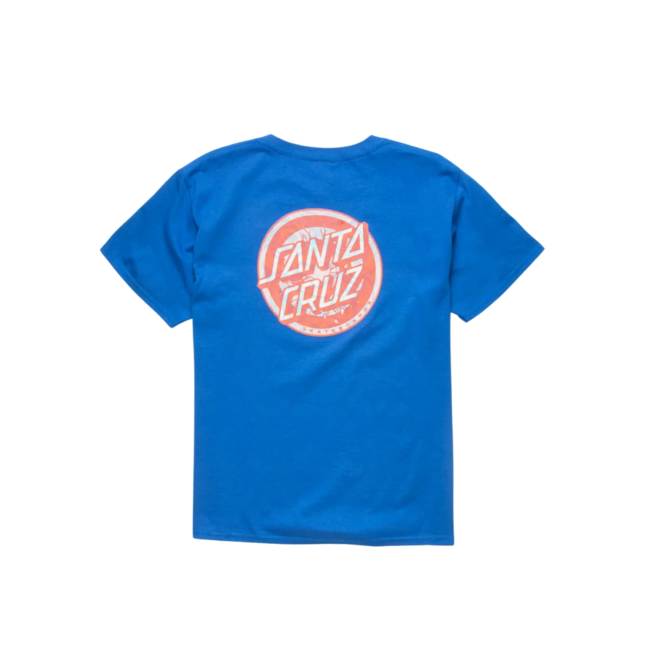 Santa Cruz Youth Decoder Short Sleeve T-Shirt Royal Blue