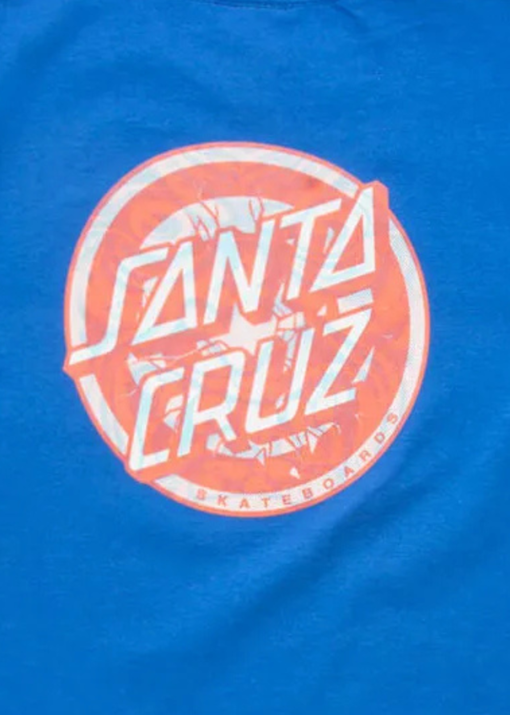 Santa Cruz Youth Decoder Short Sleeve T-Shirt Royal Blue