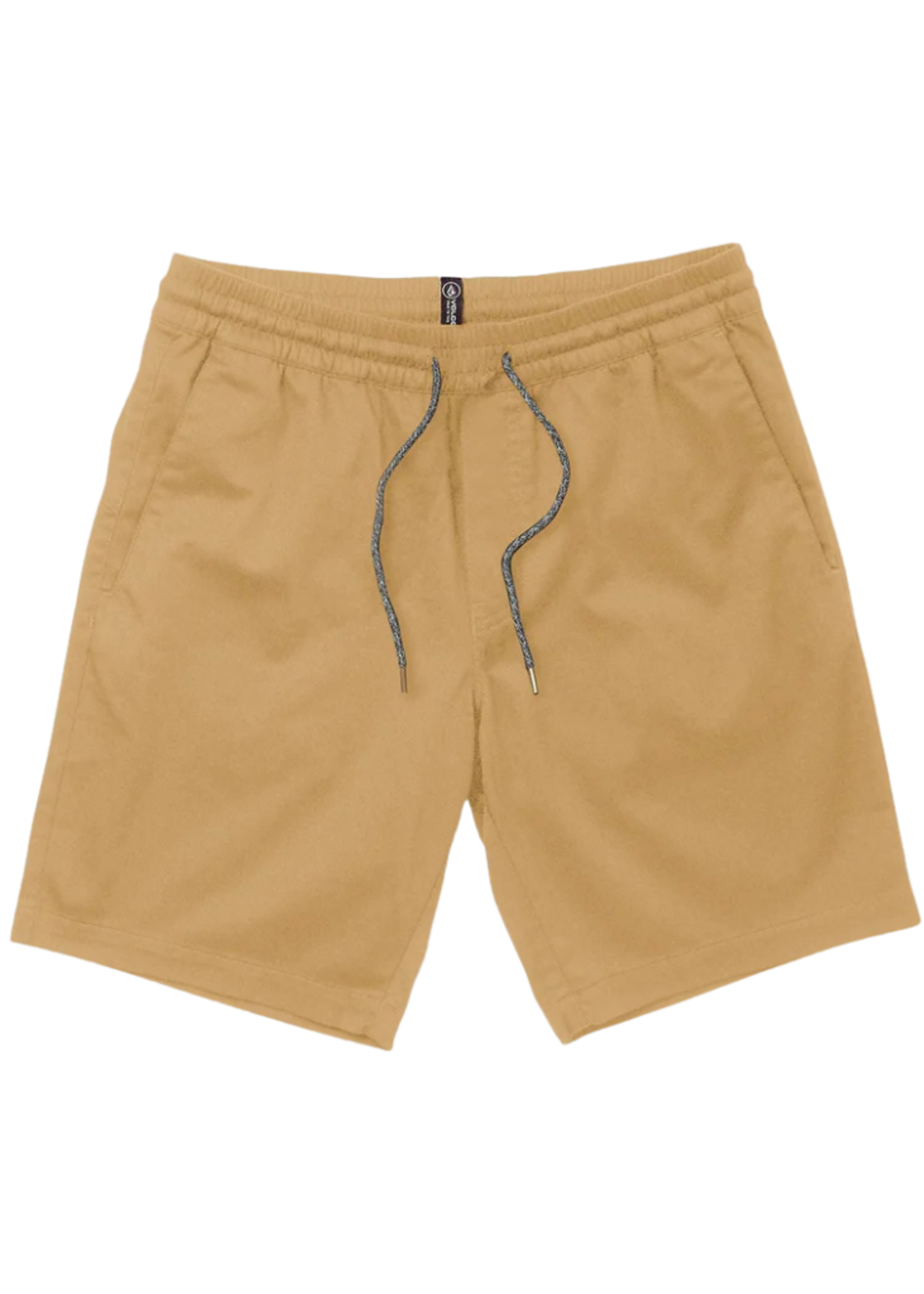 Volcom Men's Frickin Elastic waist Short 19" - Dark Khaki