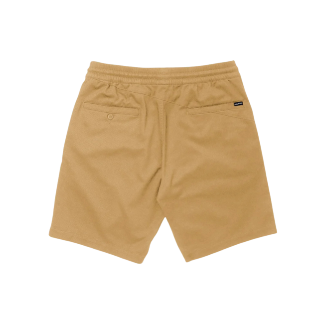 Volcom Men's Frickin Elastic waist Short 19" - Dark Khaki