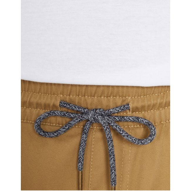 Volcom Men's Frickin Elastic waist Short 19" - Dark Khaki