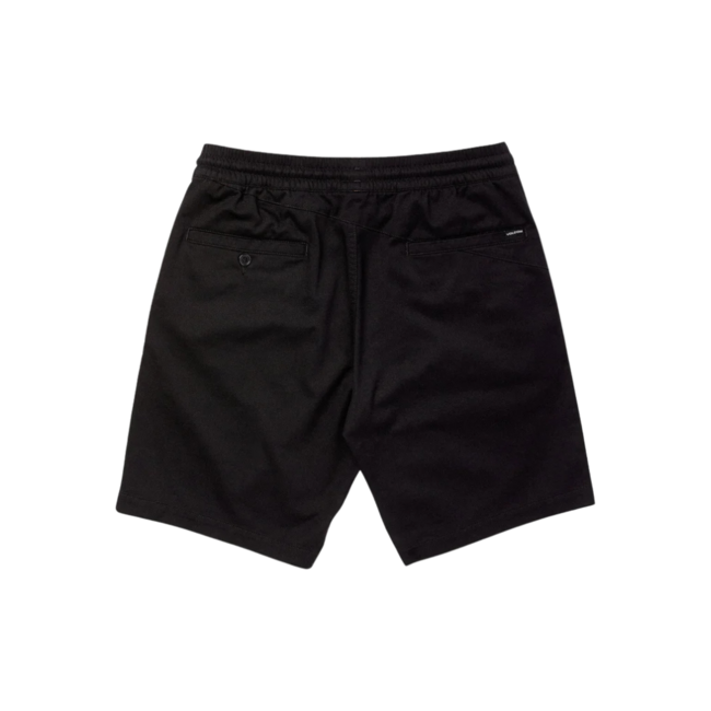 Volcom Men's Frickin Elastic waist Short 19" -  Black