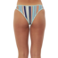 Sisstrevolution Women's Stripe Jima Skimpy Swim Bottoms - Baja Blue