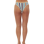Sisstrevolution Women's Stripe Jima Skimpy Swim Bottoms - Baja Blue