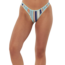 Sisstrevolution Women's Stripe Jima Skimpy Swim Bottoms - Baja Blue