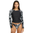 Volcom Women's SOL Rebel Long Sleeve Rashguard UPF 50 | Black