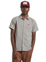 Brixton Charter Stripe Short Sleeve Woven Button up