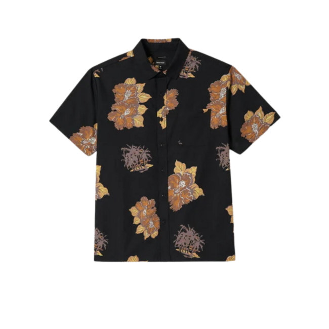 Brixton Men's Cru Print Short Sleeve Woven Button up