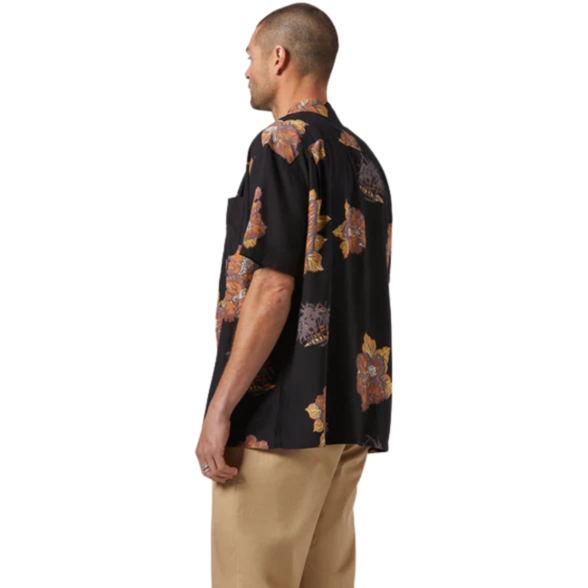 Brixton Men's Cru Print Short Sleeve Woven Button up