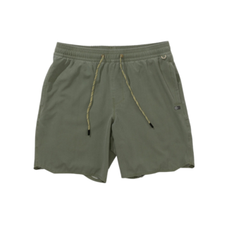 Salty Crew Atlas Volley 17" Swim Short | Oil Green