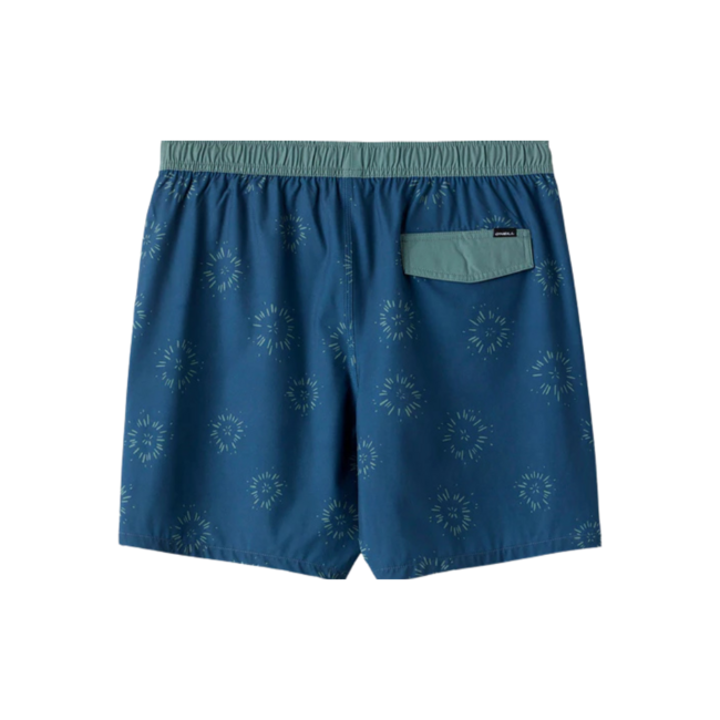 O'Neill Men's Hermosa Elastic Waist 18" Lined Trunks | Midnight Navy