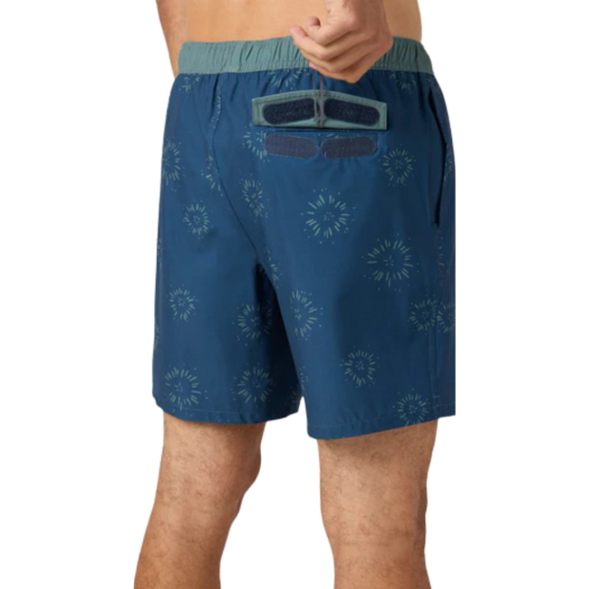 O'Neill Men's Hermosa Elastic Waist 18" Lined Trunks | Midnight Navy