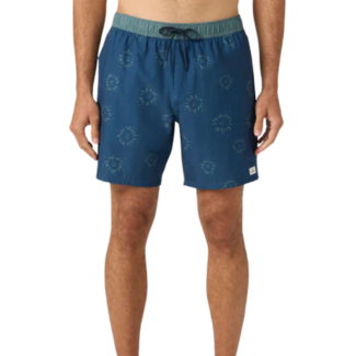 O'Neill Hermosa Elastic Waist 18" Lined Trunks | Navy