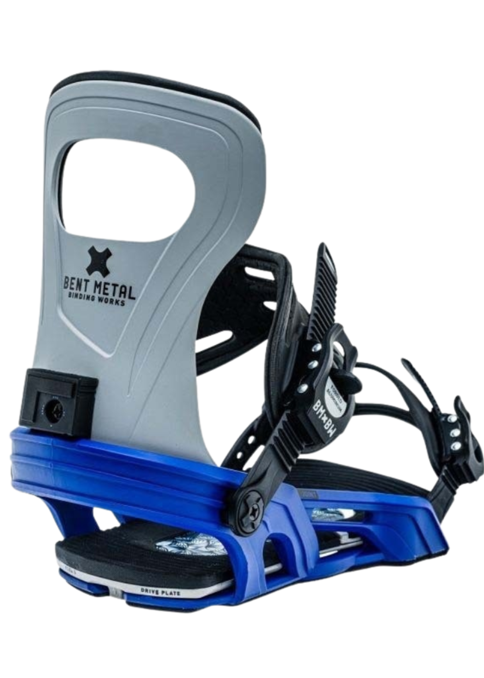 Bent Metal Joint Snowboard Binding | Blue / Grey