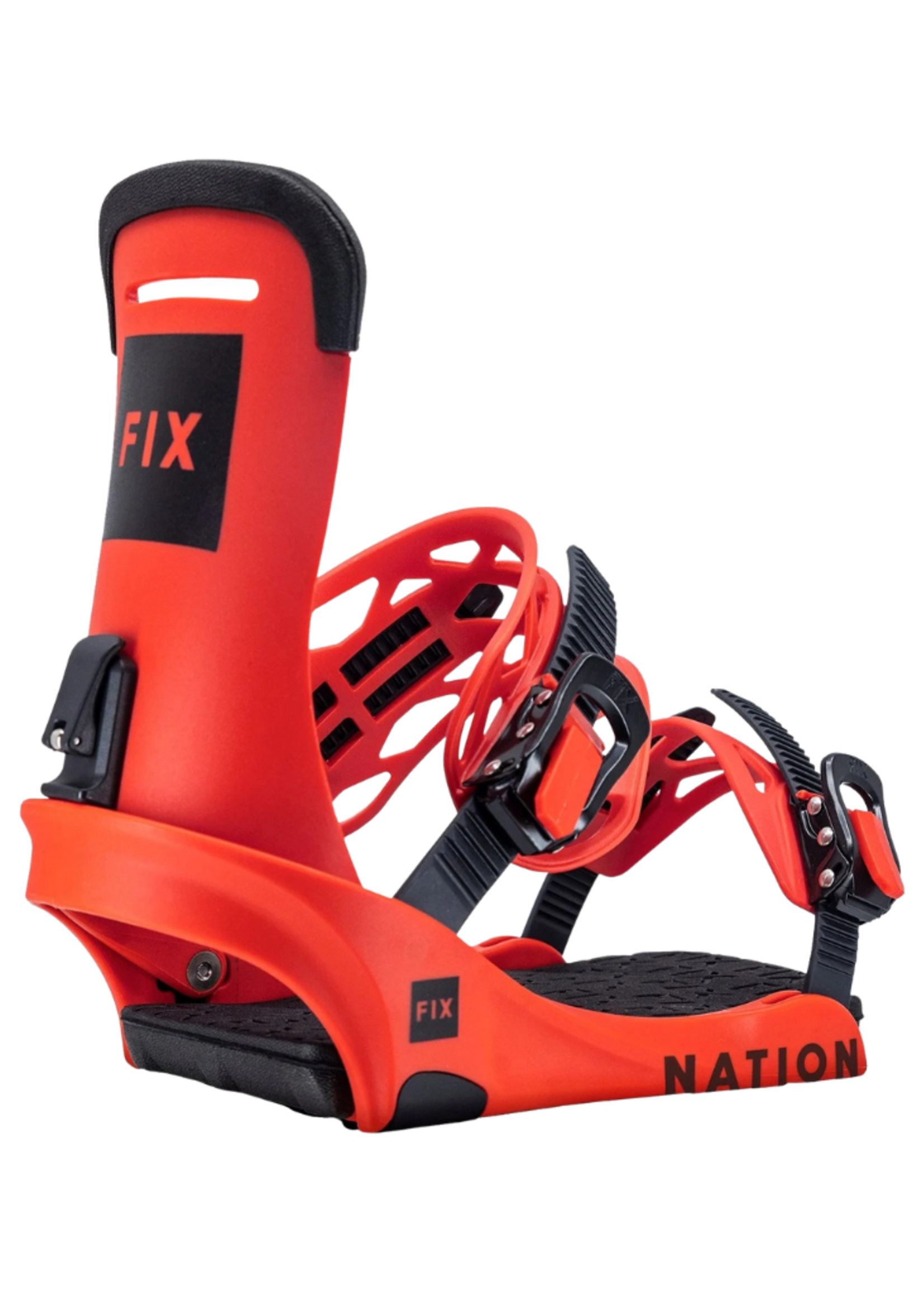 Fix Nation Men's Snowboard Binding | Red