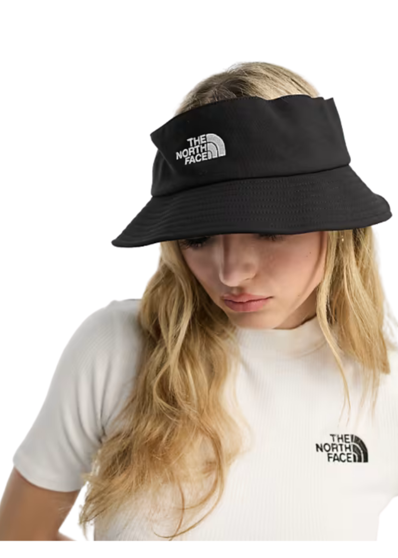 The North Face Class V Top Knot Bucket Hat Visor | Black