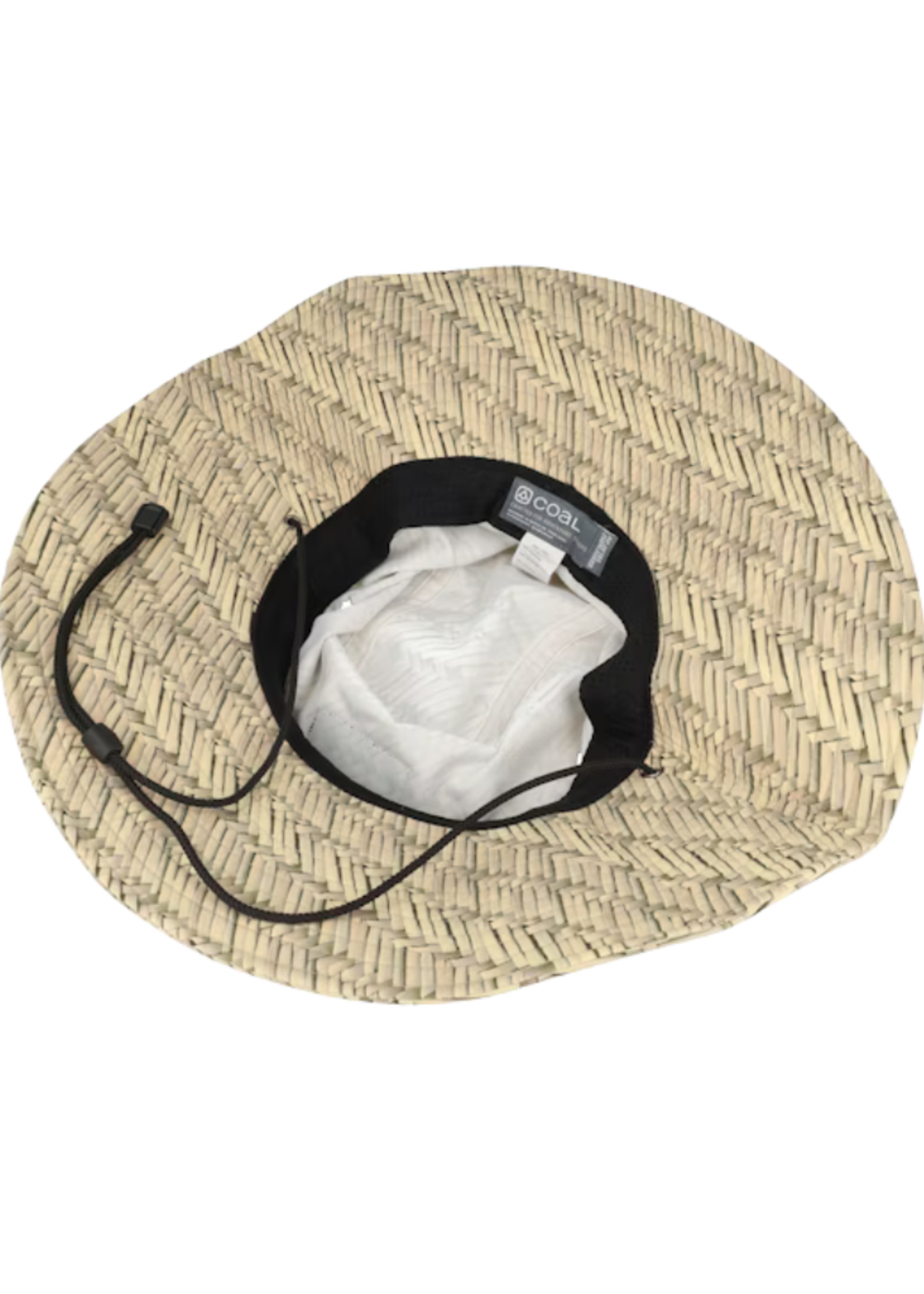 Coal The Stillwater Packable Hat | Natural Straw Print