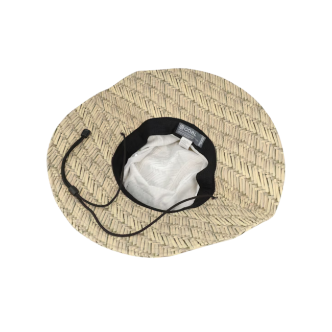 Coal The Stillwater Packable Hat | Natural Straw Print