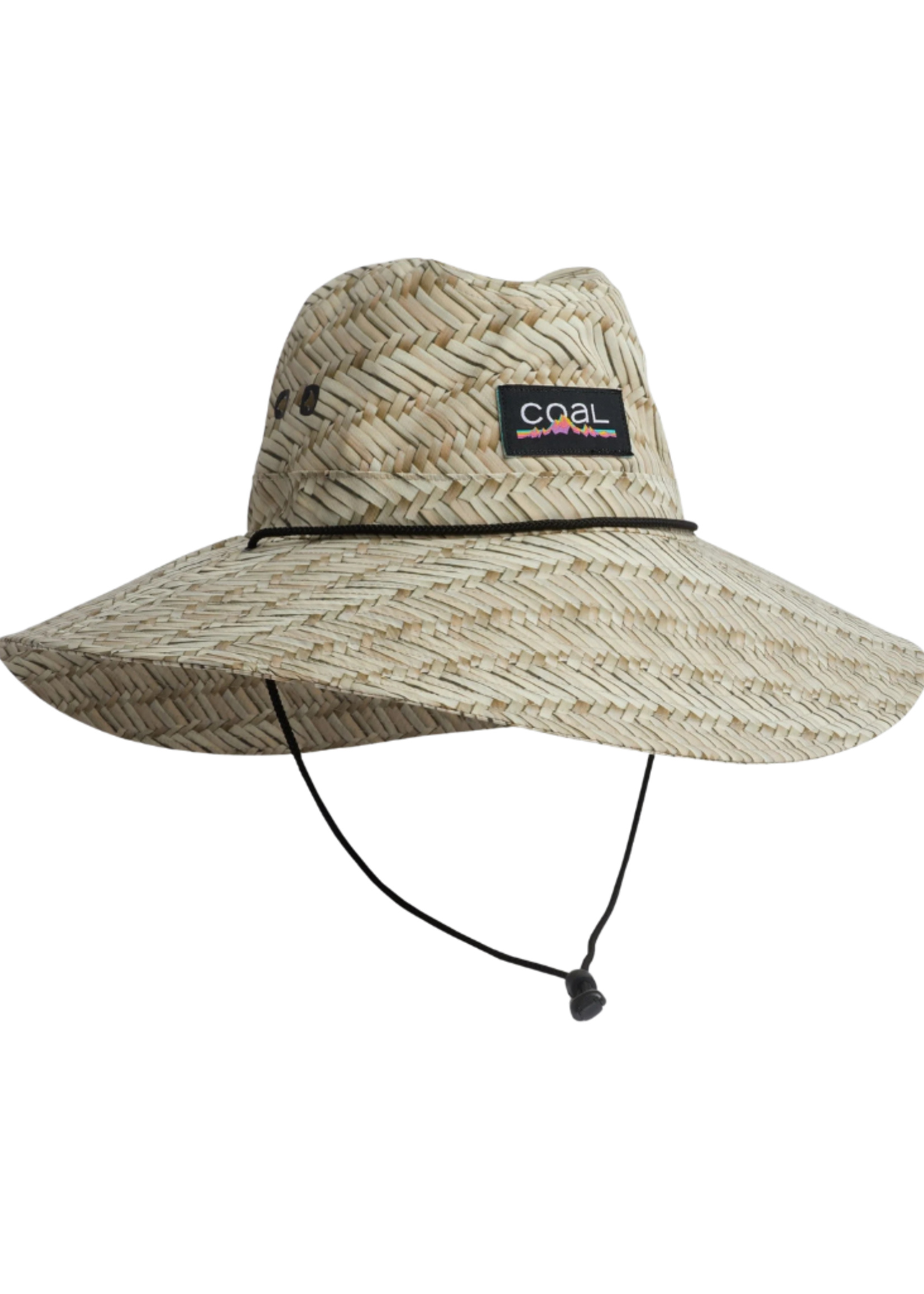 Coal The Stillwater Packable Hat | Natural Straw Print