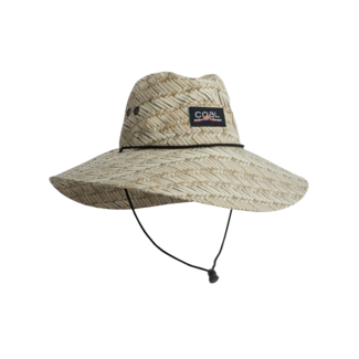Coal The Stillwater Packable Hat | Natural Straw