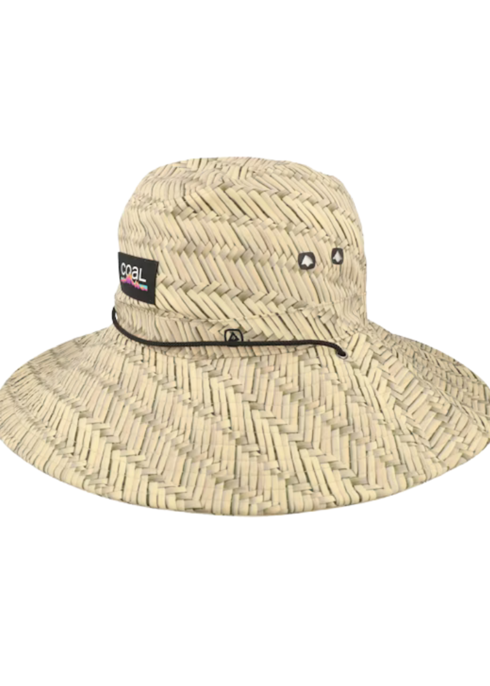 Coal The Stillwater Packable Hat | Natural Straw Print