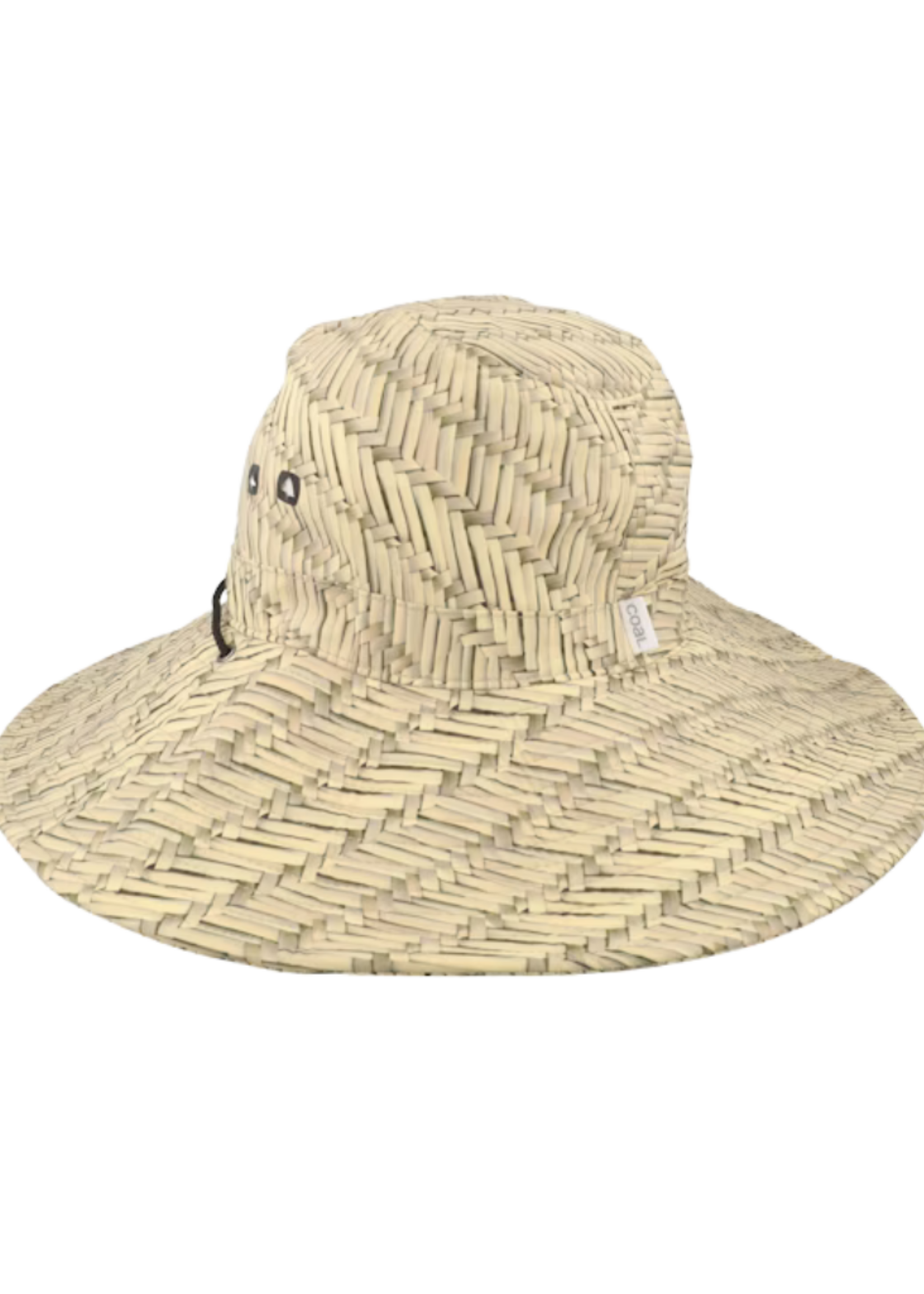Coal The Stillwater Packable Hat | Natural Straw Print