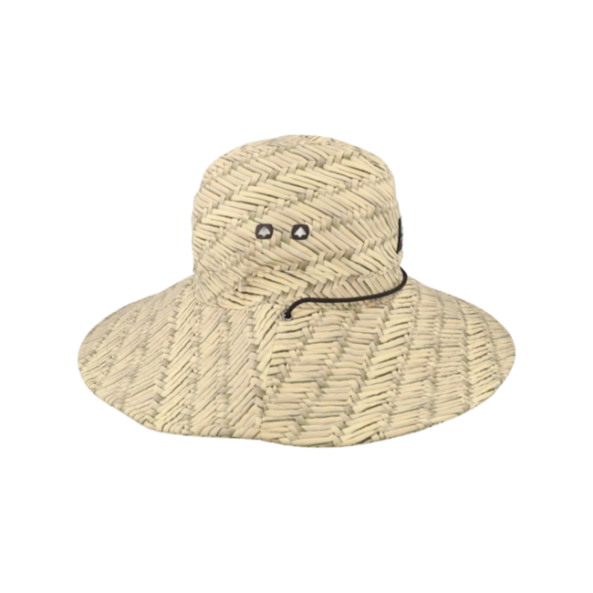 Coal The Stillwater Packable Hat | Natural Straw Print