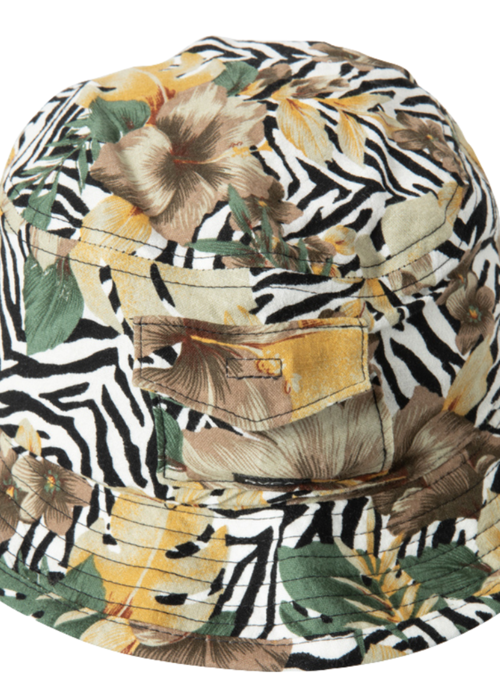 RVCA Seasons Bucket Hat | Zebra / Leaf