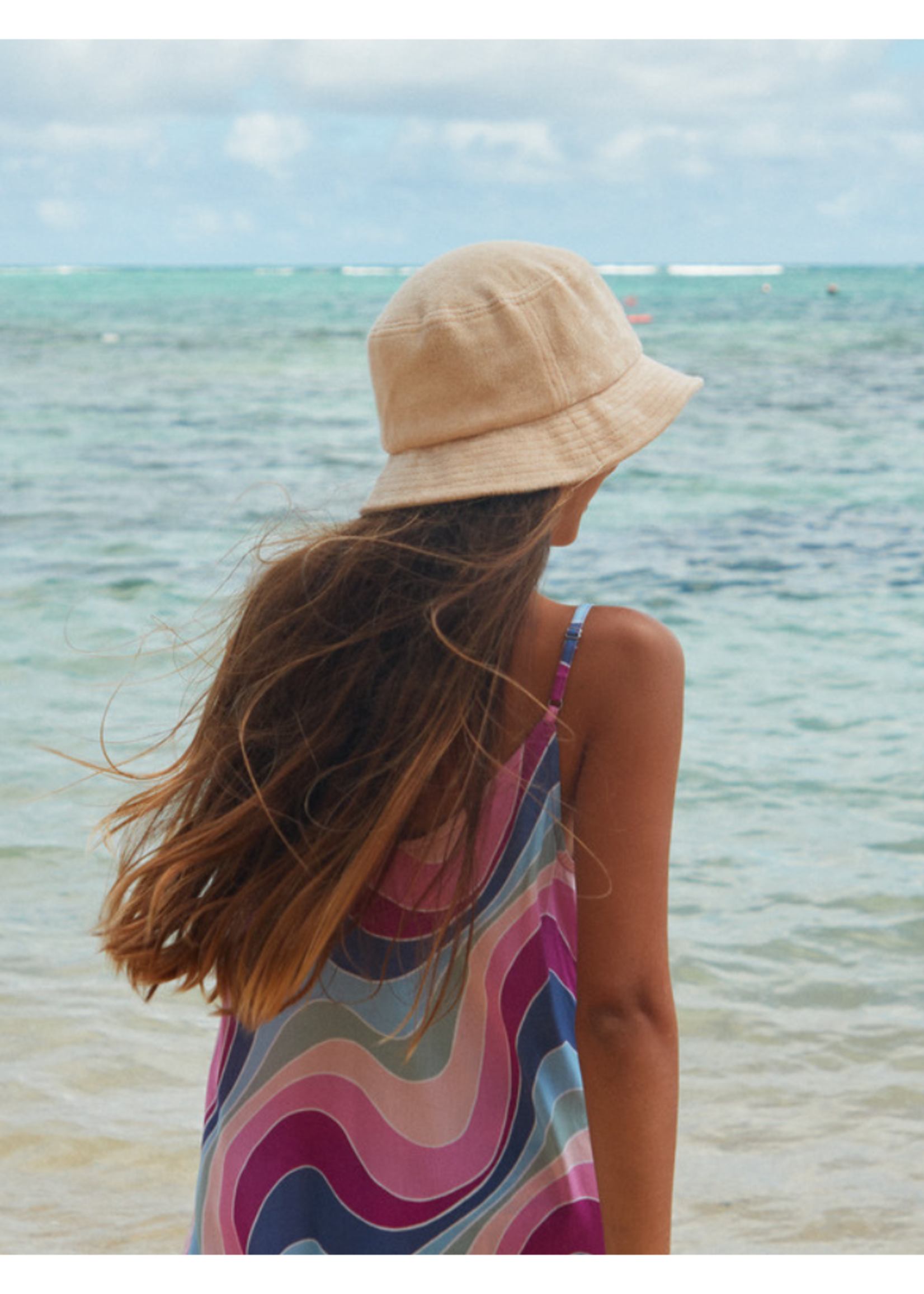 Roxy Girl's Astral Aura Bucket Hat | Beige