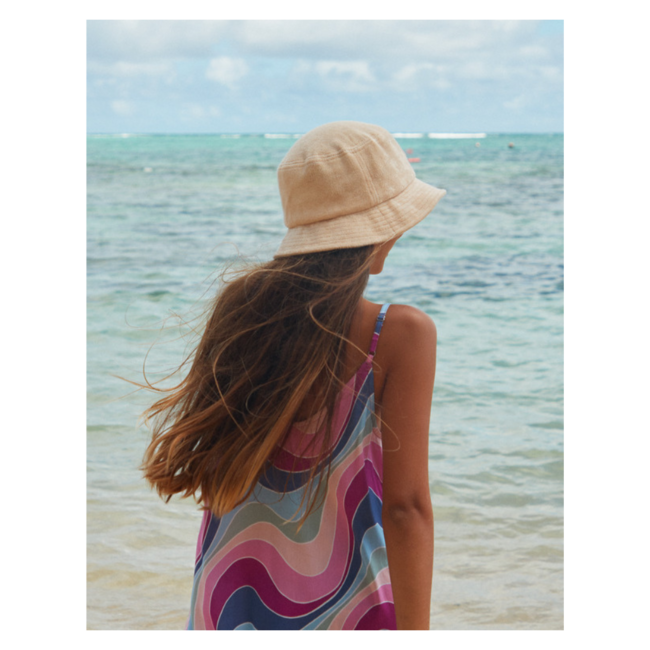 Roxy Girl's Astral Aura Bucket Hat | Beige