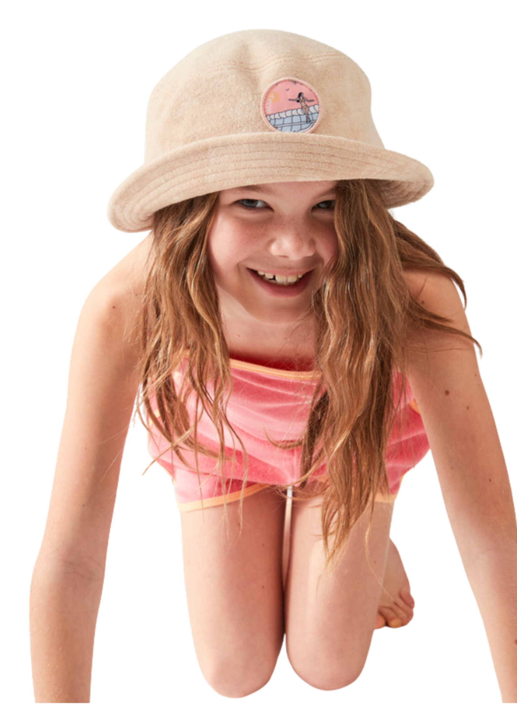 Roxy Girl's Astral Aura Bucket Hat | Beige