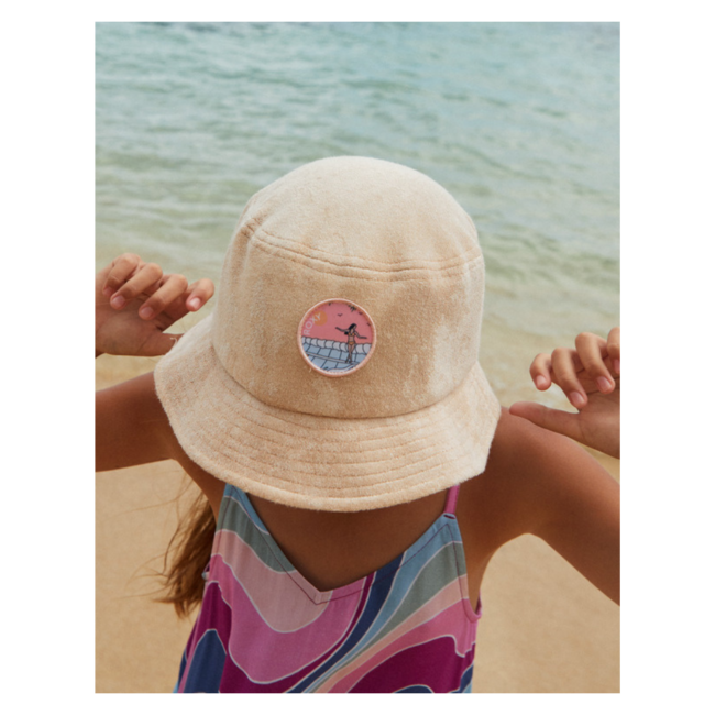 Roxy Girl's Astral Aura Bucket Hat | Beige