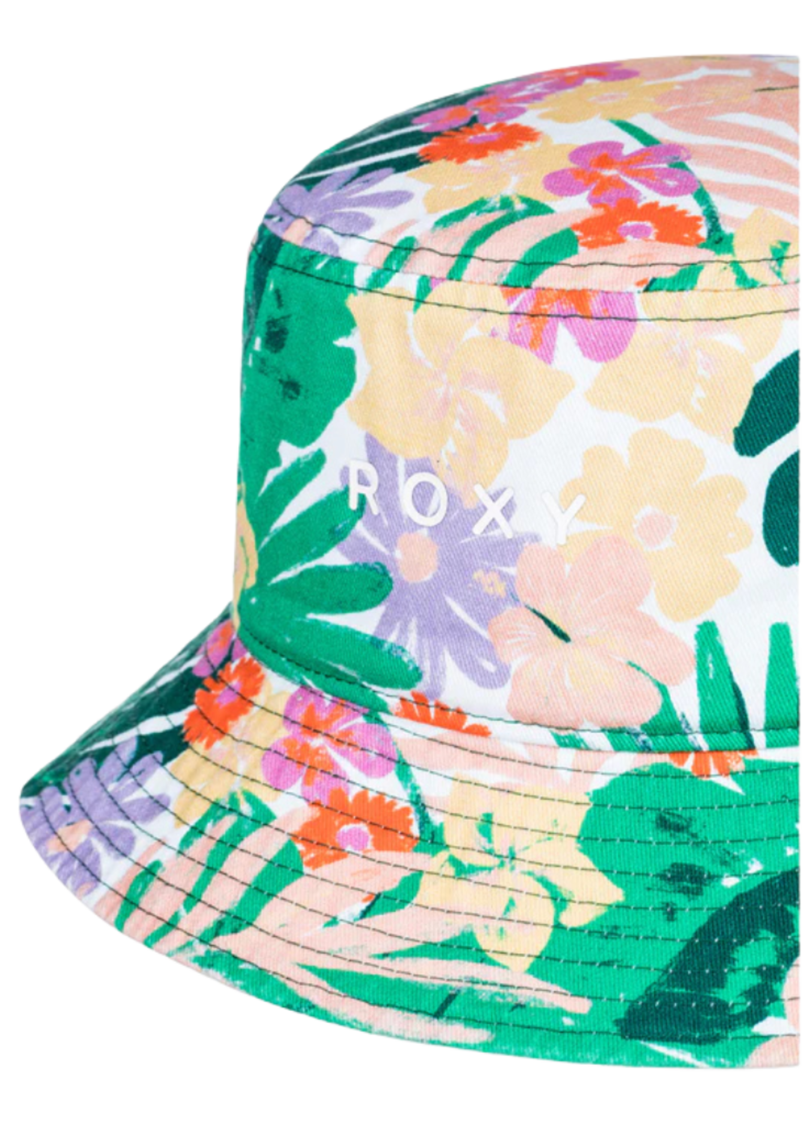 Roxy Girl's Jasmine Paradise Bucket Hat | Mint Tropical Trails
