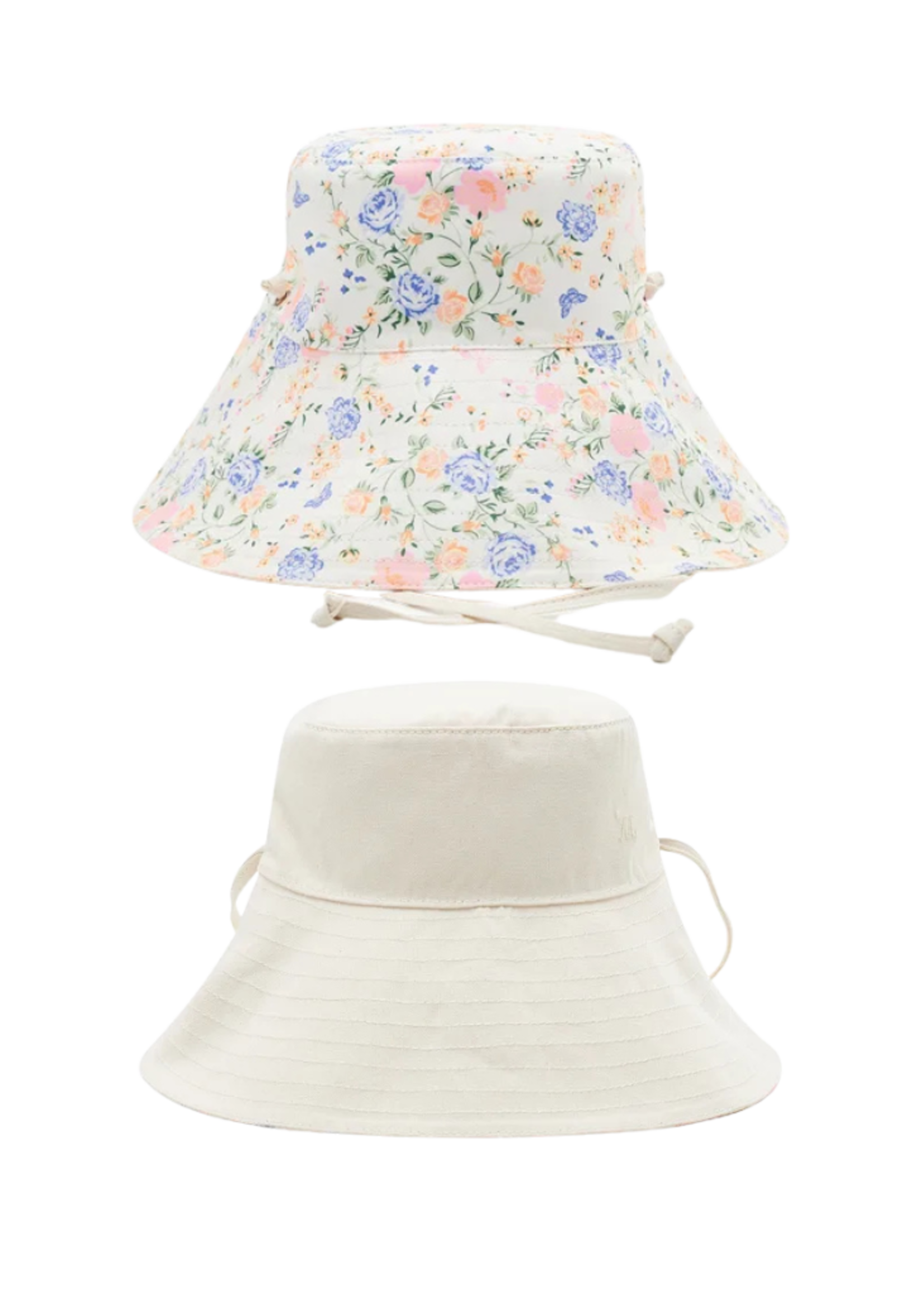 Maaji Women's Rita Reversible Bucket Hat | Beige / Floral