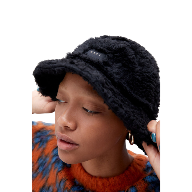 OBEY Women's Sherpa Bucket Hat | Black