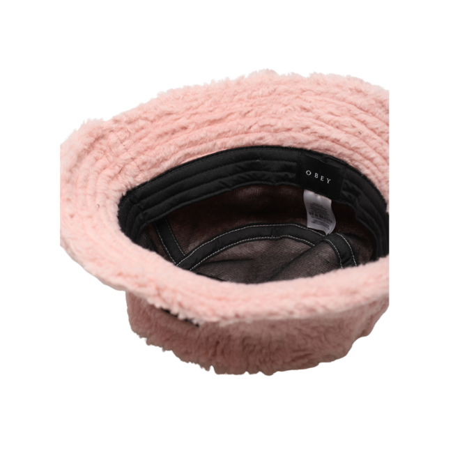 OBEY Women's Sherpa Bucket Hat | Putty Pink