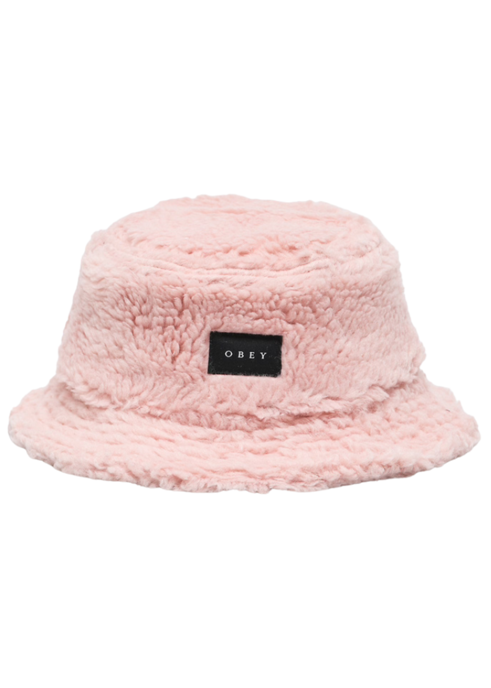 OBEY Women's Sherpa Bucket Hat | Putty Pink