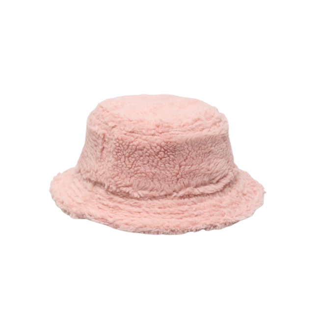 OBEY Women's Sherpa Bucket Hat | Putty Pink