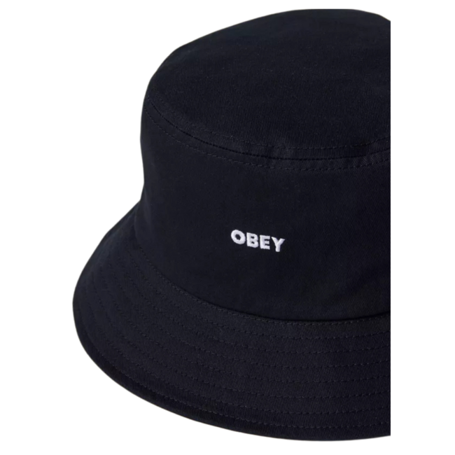 OBEY Bold Twill Bucket Hat | Black