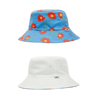 OBEY Pollen Reversible Bucket Hat | Sky Blue Multi
