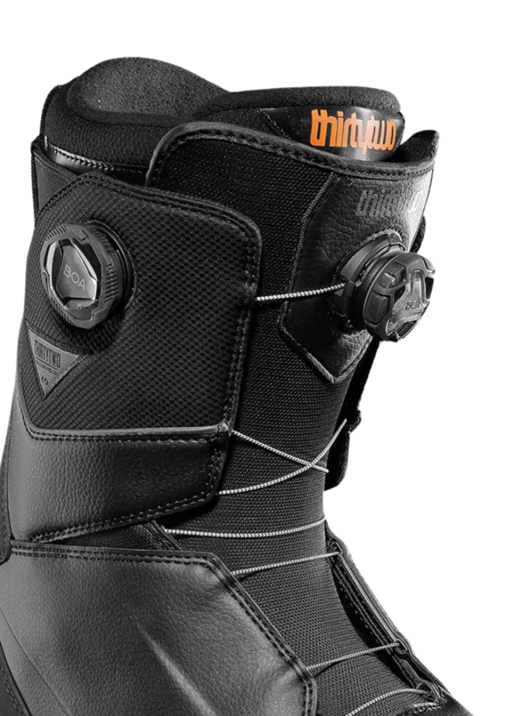 ThirtyTwo Men's Lashed Wide Double BOA Snowboard Boot | Black