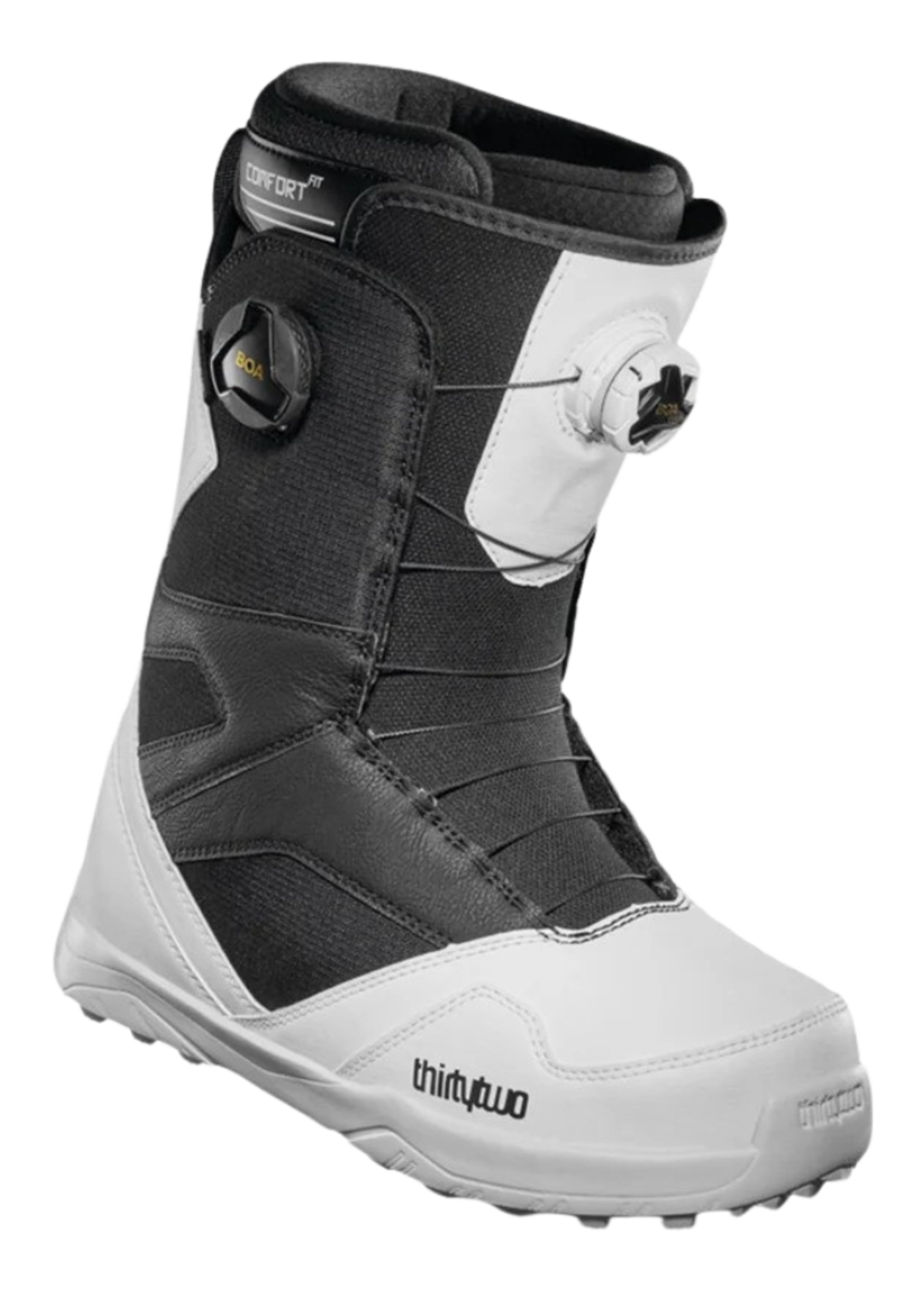ThirtyTwo Men's STW Double BOA Snowboard Boot | Black / White