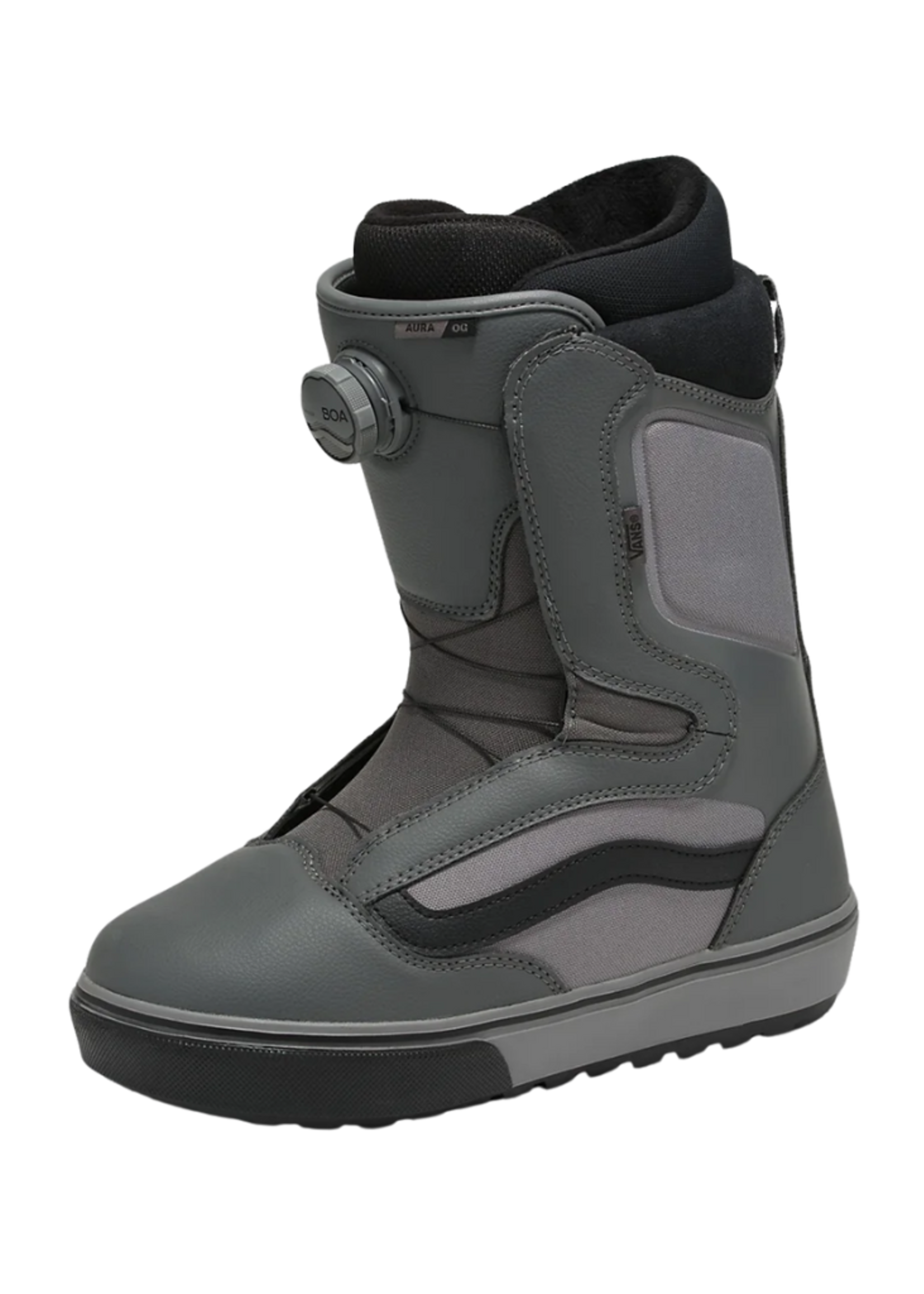 Vans Men's Aura OG Snowboard Boot | Pewter / Black