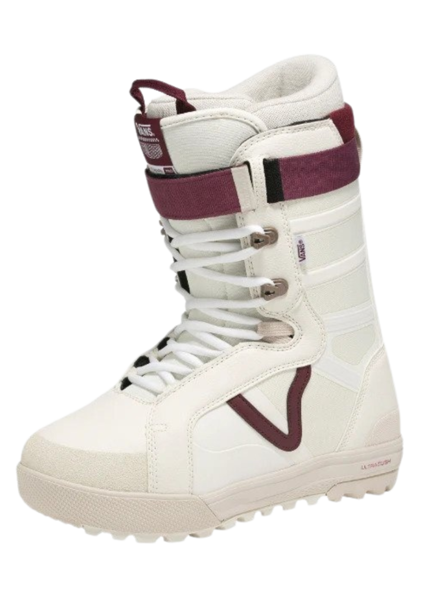 Vans Men's Hi-Standard Pro Snowboard Boot | Benny Urban Marshmallow/Burgundy
