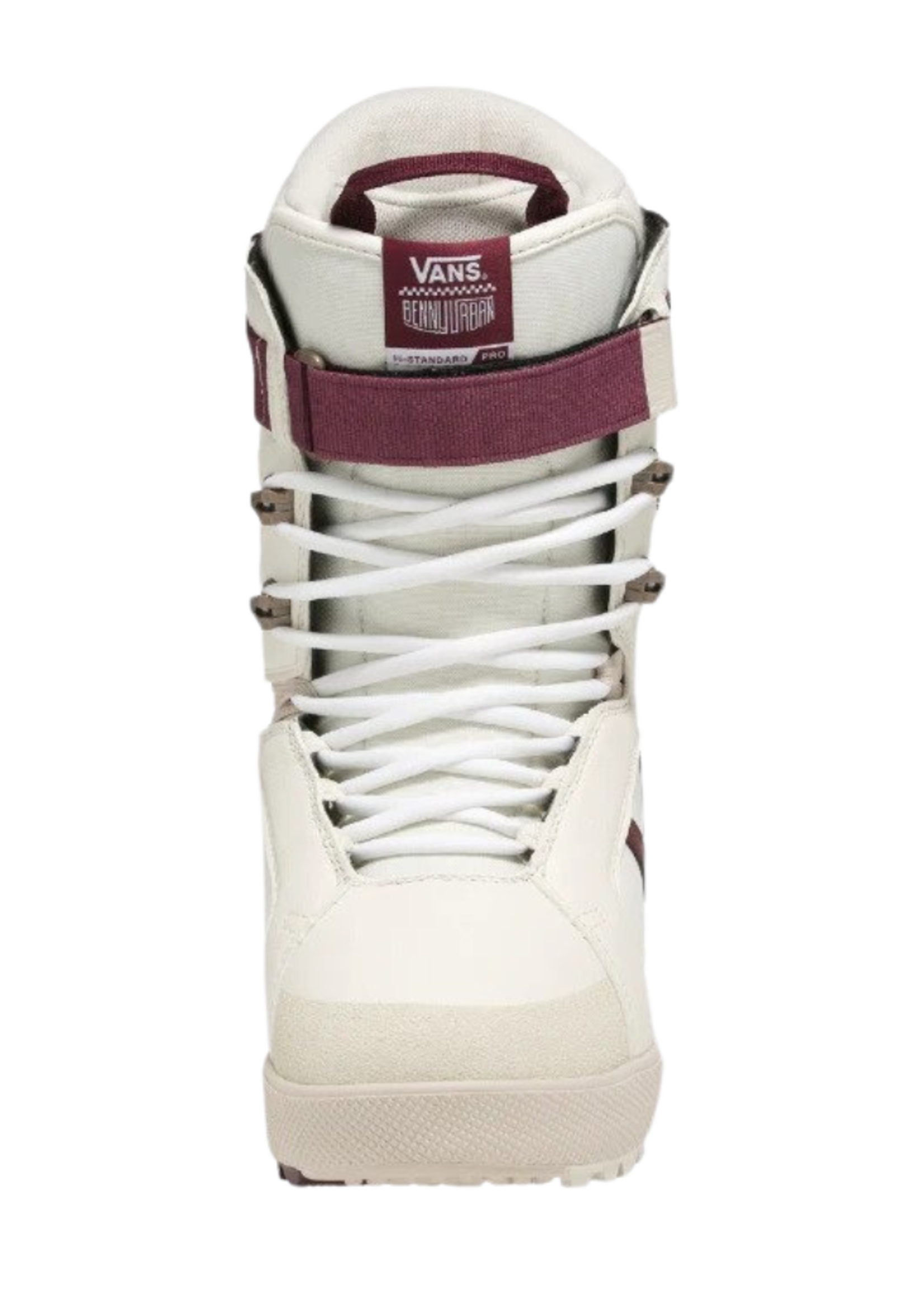 Vans Men's Hi-Standard Pro Snowboard Boot | Benny Urban Marshmallow/Burgundy