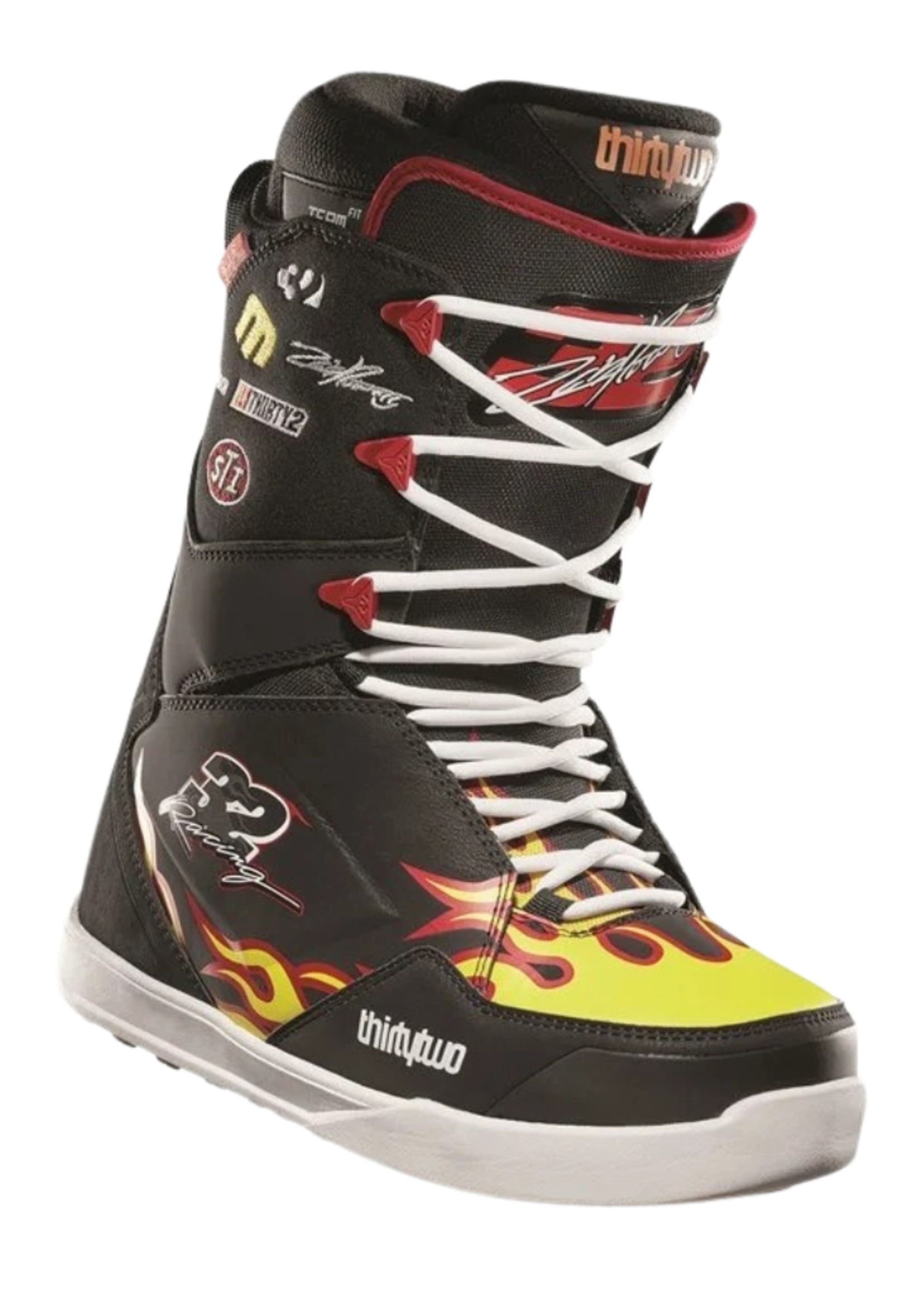 ThirtyTwo Men's Lashed X Powell Snowboard Boot | Racing Flame
