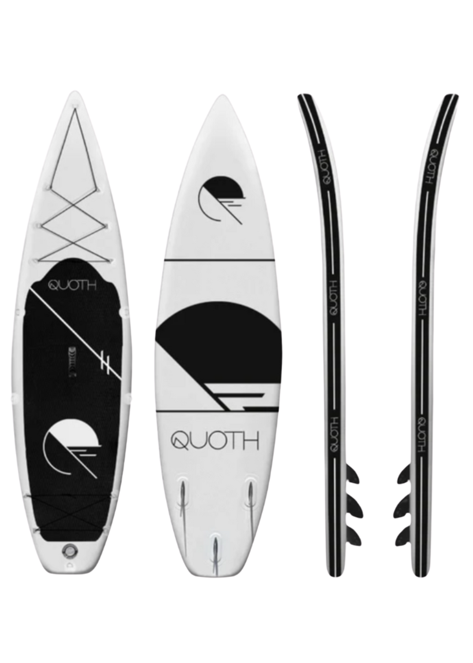 Quoth Bryne Paddleboard Kit  -  11'   White